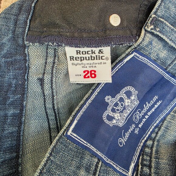Rock n Republic Victoria Beckham Crown Jeans 26 New condition - Picture 4 of 9